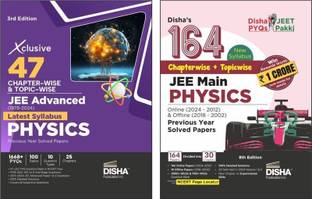 Combo 164 Jee Main (New Syllabus) & 47 Xclusive Jee Advanced Physics Chapterwise & Topicwise Previous Year Solved Papers - Iit-Jee Pyq Question Bank in Ncert Flow