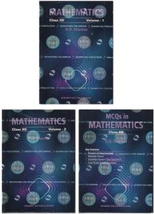 Mathematics class 12th Vol. 1, Vol. 2, and MCQ - by R.D. Sharma (2025-26 Examination)