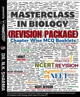 NEETprep Masterclass Biology (Revision Package) Book for NEET Preparation | by Dr. N.K. Sharma | NCERT Chapter-wise MCQ Booklet with 16 Online Tests (Latest Edition 2025)