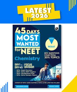 PW 45 Days NEET Chemistry: 80-20 Rule, PYQs & Sample Papers for NEET UG 2025