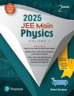 JEE Main Physics'25 Vol I |JEE Main 2024 Solved Paper | 2021 to 2023 JEE main Solved Question | 2nd e - Pearson