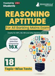Reasoning Aptitude/Ability For Banking Mains Exam  - 2024 (English Edition) - 18 Solved Topic-wise Tests For SBI/IBPS/RBI/IDBI Bank/Clerk/PO/Competitive Exams with Free Access to Online Tests