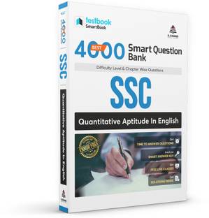 Testbook SmartBook 4000 MCQ Questions for SSC- Quantitative Aptitude