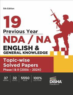 19 Topic-Wise Nda/ Na English & General Knowledge Previous Year Solved