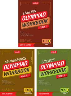 MTG Class-1 NSO-IMO-IEO (Science, Mathematics & English) Olympiad Workbook Combo (Set of 3 Books) | MCQs, & Achievers Section - SOF Olympiad Books For 2025-26 Exam