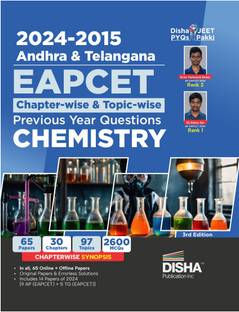 2024 - 2015 Andhra & Telangana EAPCET Chapter-wise & Topic-wise Previous Year Solved Papers Chemistry 3rd Edition| PYQs Question Bank | For 2025 Engineering Exams | 1700+ MCQs