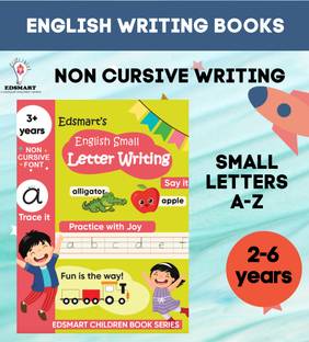 Edsmart English writing book small letters alphabets , four line books for kids writing - handwriting improvement books | english writing practice books for kids | copy writing books for kids | alphabets for kids learning , writing practice for 3+ year old