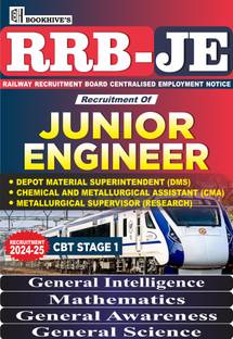 RRB JE Exam Book 2024 (Set of 4 Books) CBT Stage 1 Junior Engineer, Depot Material Superitendant, Chemical and Metallurgical Assistant