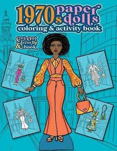1970s Paper Dolls Coloring and Activity Book