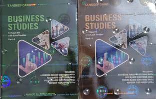 Business Studies Class 12 Books with Case Studies, Part 1 and 2