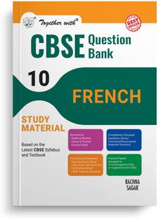 Together with Cbse Question Bank Class 10 French for 2025 Exam