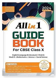 Cbse All in 1 Guide Book for 2024 Examination : Class X (Edition-1)  - NCERT Questions, Latest Syllabus Pattern MCQs/Case/ Passage/Competency Based (English, Hindi A & B, Science, Social Science, Maths)