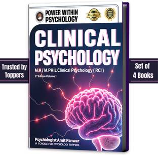 PWP MPhil / MA Clinical Psychology (4 Books) - PsyD & PGDCP Entrance Exam Book  - Useful for MPhil/MA, Professional Diploma in Clinical Psychology& PsyD Exams - New & Updated