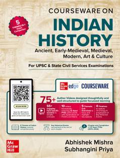 Indian History Courseware (English) | UPSC CSE 2025-26 | Civil Services Exam � Prelims & Mains | State PSCs/PCS Exams | Chapter-wise 12 Years� Online Prelims & Mains PYQs (2013�2024) | 75+ Online Author Videos | 5-Themes-in-1: Ancient, Early-Medieval, Medieval, Modern, Art & Culture | Exam Must-Have Topics Highlighted