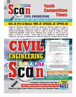 Ssc Je, Pre Mains, AE Upsc Ae, PSU,rrb Je, Upsssc,state Psc GATE, IES Civil Engineering Smart Scan English Medium