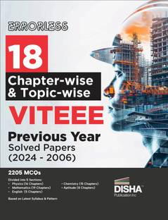Errorless 18 Chapter-wise & Topic-wise VITEEE Previous Year Solved Papers (2024 - 2006)