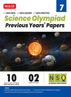 MTG NSO Class-7 Olympiad 10 Previous Years Papers (2023-2019 Set A & B) Science with Mock Test Papers - Sample OMR Sheet with Chapterwise Analysis | SOF Olympiad Books For 2024-25 Exam