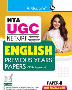 NTA-UGC-NET/JRF: ENGLISH (Paper-II) Previous Years� Papers (With Answers)