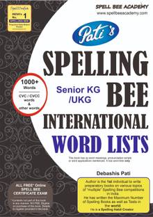 SPELL BEE ACADEMY Spelling Spell Bee WORD LISTS Book for Senior KG UKG exams
