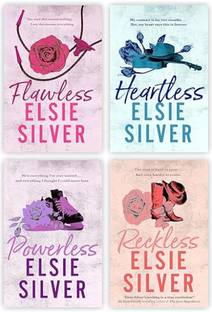 Books Collection Set (Flawless, Heartless, Powerless, Reckless) Paperback ( Elsie Silver )