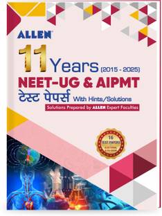 NEET-UG/AIPMT 11 Years Papers with Hints/Solutions in ENGLISH