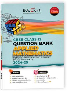(OLD) Educart CBSE Question Bank Class 12 Applied Mathematics 2024-25 (As per latest CBSE Syllabus 23 Mar 2024)