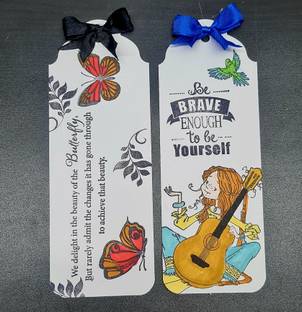 lavy's creations BOOKMARKS - PACK OF 2 [D5] HANDMADE Bookmark