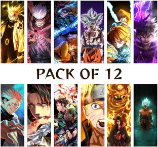Posternet Bookmarks For Anime Lovers Set Of 12 Pcs Specially Designed Theme Bookmark Bookmark Bookmark