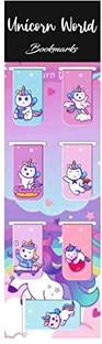 Zesta 3D Cute Unicorn World Design Magnetic Book mark Gifts for Book Lovers Book Marks for Book Lovers | Bookmarks Aesthetic for Books Bookmark