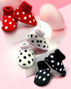 Reyonvally "Snuggle Season: Warm Baby Booties for Joy! 3-9 Months Pack of 3" Booties