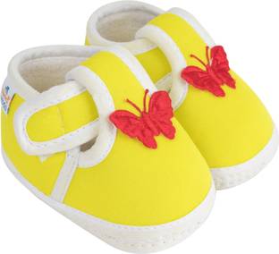 Neska Moda 3 To 12 Months Baby Girls & Baby Boys Soft Cotton Cute Butterfly Booties