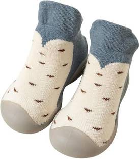 WEIRVI Infant Toddler Soft Children's Multicolor Cute Walking Shoes Booties