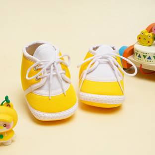 Neska Moda 3 To 12 Months Baby Boys & Baby Girls Cute Soft Cotton Pre-Walker Lace Booties