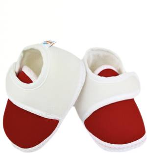 Neska Moda 3 To 12 Months Baby Boys & Baby Girls Cute Soft Cotton Velcro Shoes Booties