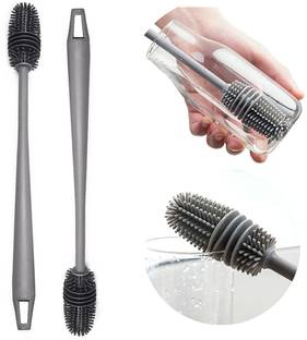 Top Select Silicon Brush for Water Bottles Flask Long Handle Bottle PACK OF 2