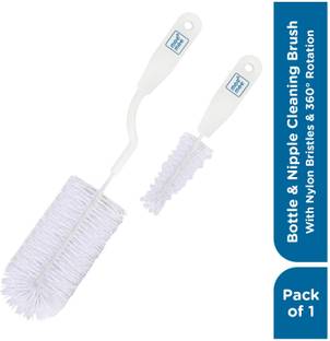 MeeMee Bottle and Nipple Cleaning Brush (White)