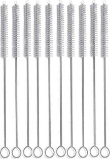 Frabble8 Nylon thin or thick Pipe Drinking Straw Cleaning Brushes Pack of 10