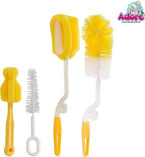Adore Premium 4pc Baby Bottle Cleaning Brush