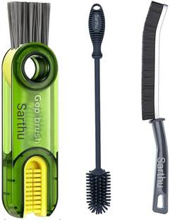 SARTHU Smooth Long Bottle Cleaning Brush for Washing Water Bottle