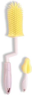 Adore Premium Silicon Scratch Free Bottle Cleaning Brush - Scratch Resistant- Non Toxic - Non Slip Pattern