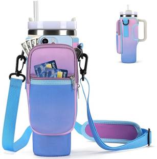 Venzina Water Bottle Carrier Bag for Stanley 40/30 oz Tumbler with Phone Pocket Water