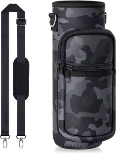 HANNEA Water Bottle Carrier Bag for 32 oz Bottles, Crossbody Water Bottle Case Cover