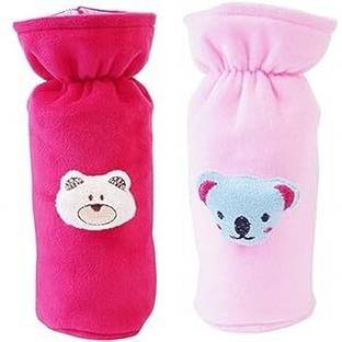 Sarvatapana Baby Milk Feeding Bottle Cover for Feeders Soft Plush Stretchable, 130-250 ML