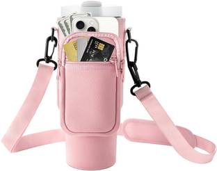 SUPVOX Water Bottle Carrier Bag for Stanley 40/30 oz Tumbler with Strap and Pouch
