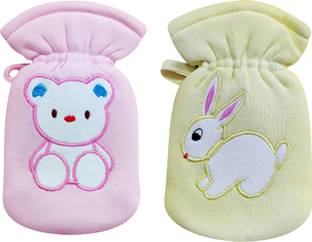 Lala Maneet Soft hosiery baby feeding bottle cover|Easy-to-hold|Suitable for 60-125 ML