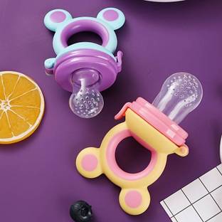 QBLYN Baby Food Fruit Feeder (Pack of 2) Medium Flow Nipple