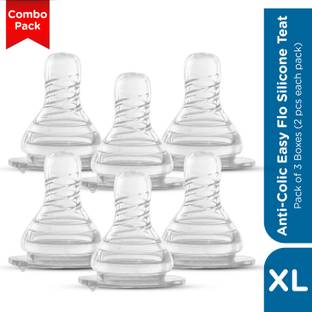 MeeMee Anti-Colic Easy Flo Silicone Teat Fast Flow Nipple