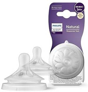 PHILIPS Natural Response Baby Bottle Medium Flow Medium Flow Nipple