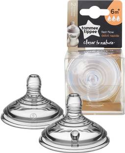 Tommee Tippee Closer to Nature Fast Flow Nipples, 2 Count Fast Flow Nipple