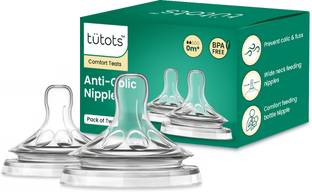 tutots Comfort Teat with Petals BPA Free Slow Flow Nipple
